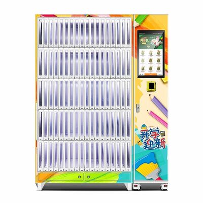 হ্যালো বই বিক্রয়কারী যন্ত্র, বুদ্ধিমান ইলেকট্রনিক লক এবং পুরু স্বচ্ছ বিস্ফোরণরোধী ক্যাবিনেট দরজা সহ