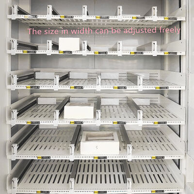 বড় ক্ষমতা সম্পন্ন ২১.৫ ইঞ্চি টাচস্ক্রিন কেক ভেন্ডিং মেশিন, কালার স্টিল প্লেট ফোম ফ্রেম এবং XY শিপিং সিস্টেম সহ