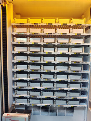 হ্যালো হট ফুড ভেন্ডিং মেশিন স্ব-পরিষেবা লাঞ্চ বেন্টো গরম করার ফাংশন সহ বড় ধারণক্ষমতাযুক্ত ফুড ভেন্ডিং মেশিন