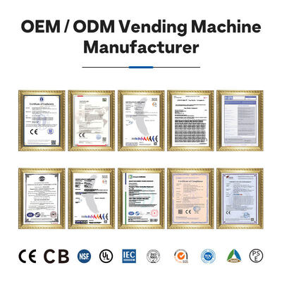 Haloo 21.5-inch Touchscreen Perfume Vending Machine with Double-Layer Explosion-Proof Glass and XY Receiving Platform