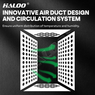 Haloo flower vending machine with SDK function, stainless steel body with cooling and humidification system